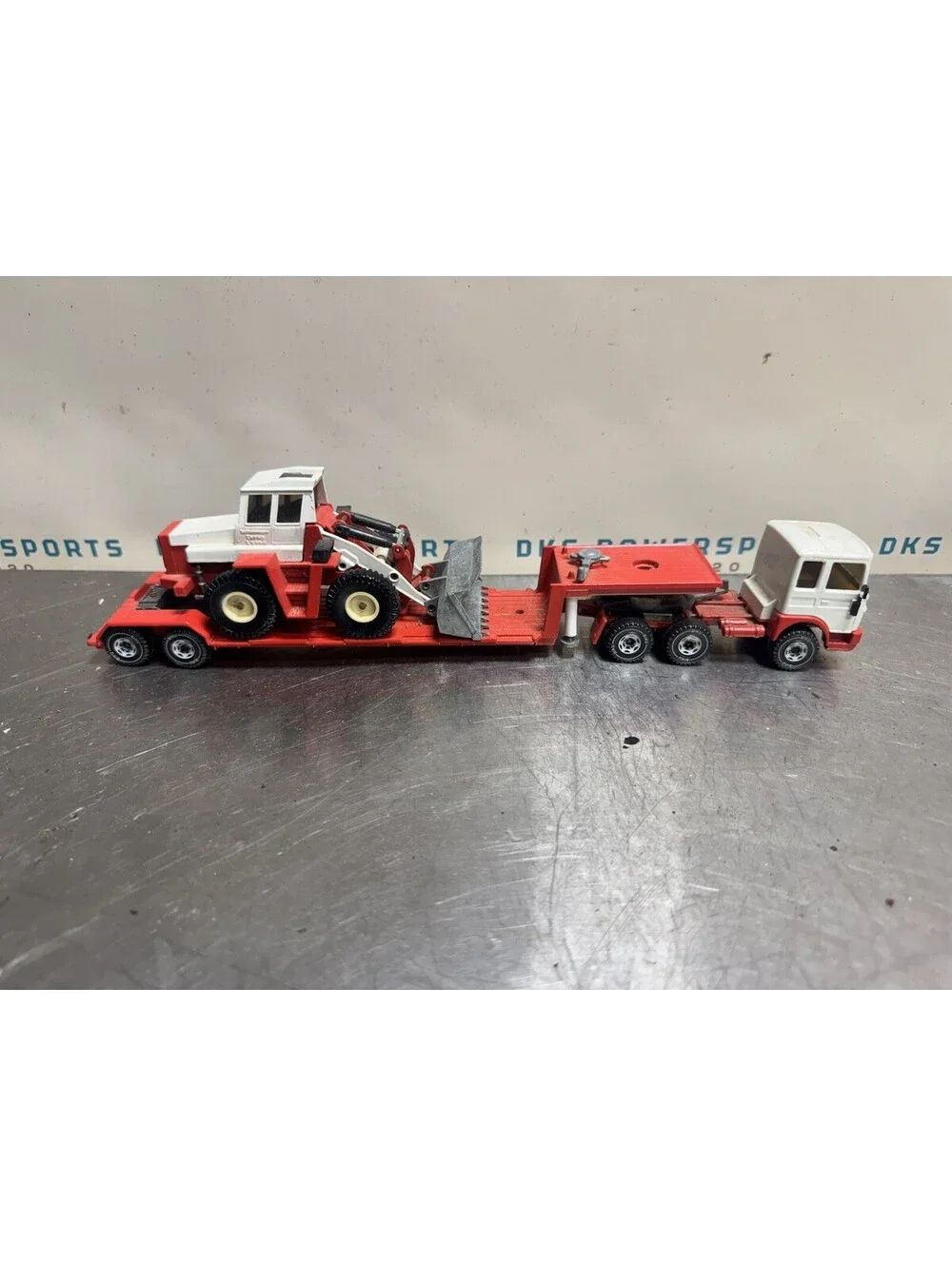 Vintage Siku 2125 Man Truck Low Loader Flatbed and Zettelmyer Shovel Truck 09304
